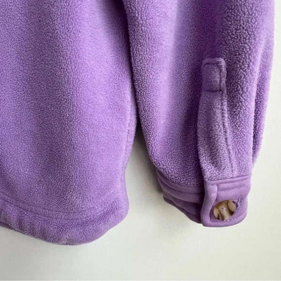 Blank NYC Fleece Shacket Plush Cozy Soft Purple Shacket Shirt Jacket Size Small - Picture 7 of 12